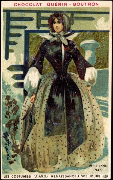 LES COSTUMES- (2è SÉRIE) - RENAISSANCE A NOS JOURS.126.PARISIENNE / 1849 (titre inscrit)