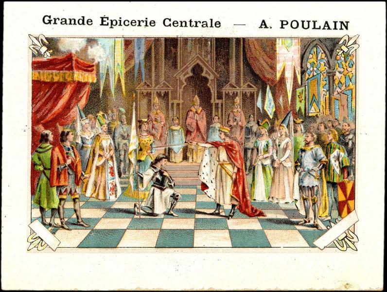 Le roi Charles VII arme Jeanne d'Arc chevalier (titre d'origine)