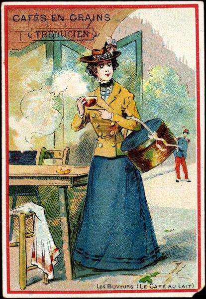 LES BUVEURS (LE CAFE AU LAIT) (titre inscrit)