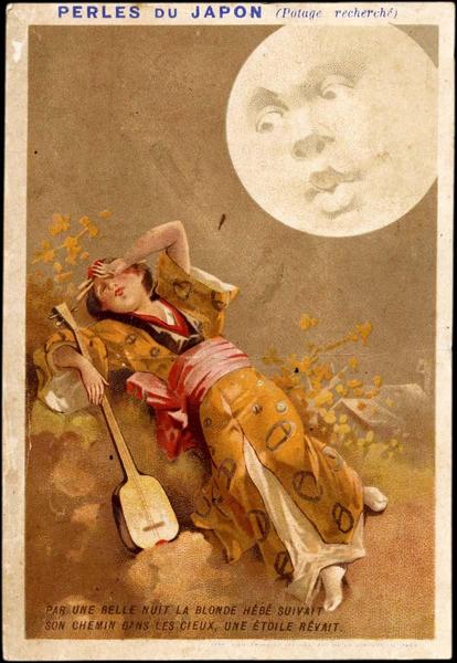 PAR UNE BELLE NUIT LA BLONDE HEBE SUIVAIT (titre inscrit)