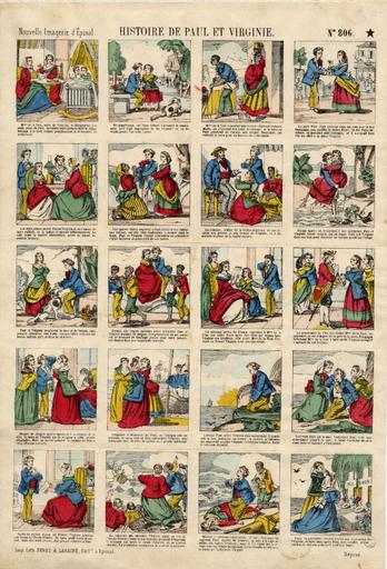 HISTOIRE DE PAUL ET VIRGINIE (titre inscrit)