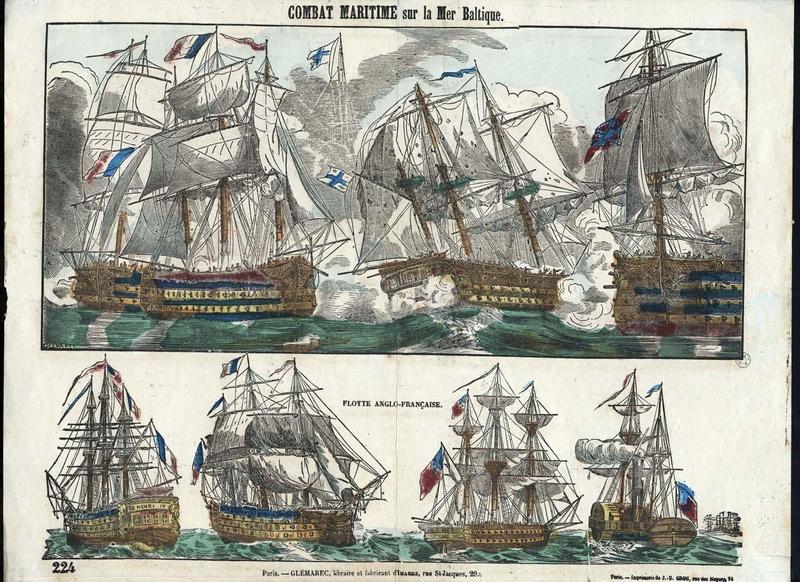 COMBAT MARITIME sur la Mer Baltique (titre inscrit)