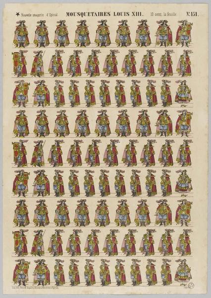 MOUSQUETAIRES LOUIS XIII (titre inscrit)
