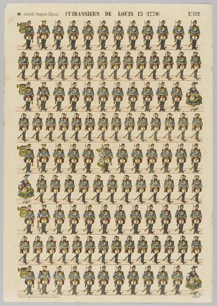 CUIRASSIERS DE LOUIS 15 (1770) (titre inscrit)