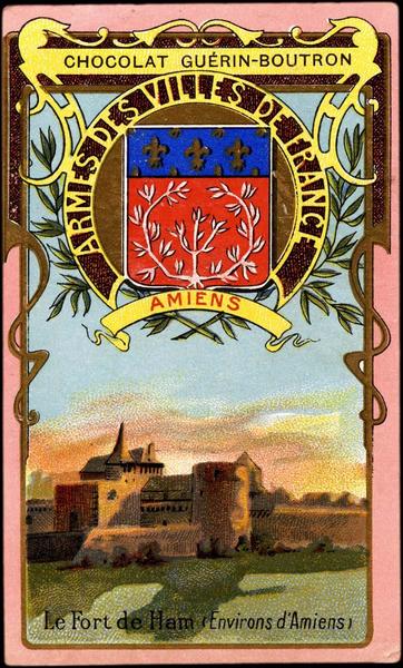 ARMES DES VILLES DE FRANCE / AMIENS / Le Fort de Ham (Environs d'Amiens) (titre inscrit)