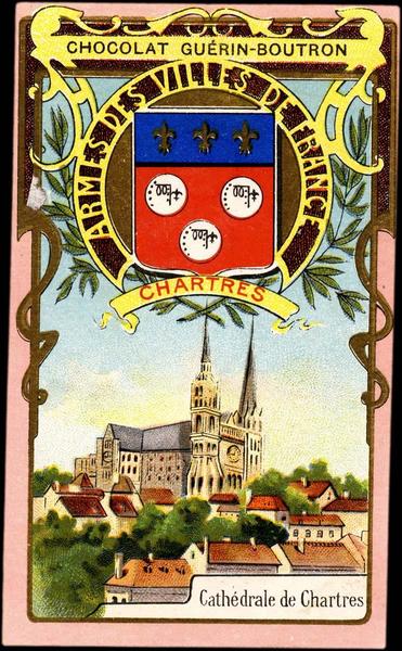 ARMES DES VILLES DE FRANCE / CHARTRES / Cathédrale de Chartres (titre inscrit)