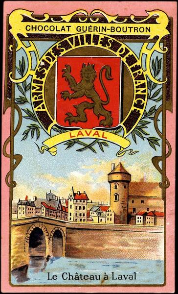 ARMES DES VILLES DE FRANCE / LAVAL / Le Château à Laval (titre inscrit)