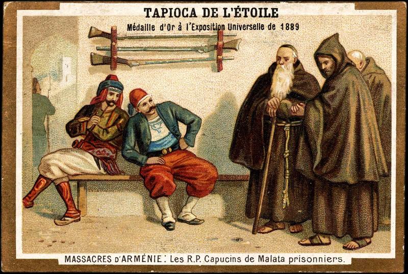 MASSACRES D'ARMENIE : Les R.P. Capucins de Malata prisonniers (titre inscrit)