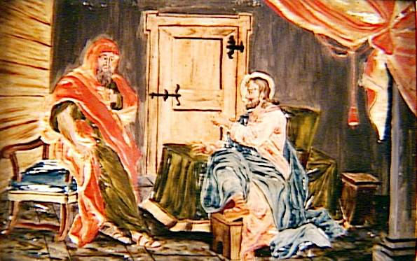 Le Christ et Nicodème (titre factice)