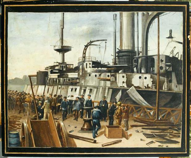 La catastrophe du cuirassier Iena (titre factice)