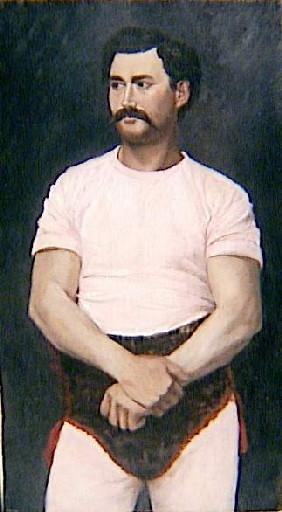 portrait de lutteur (titre factice)