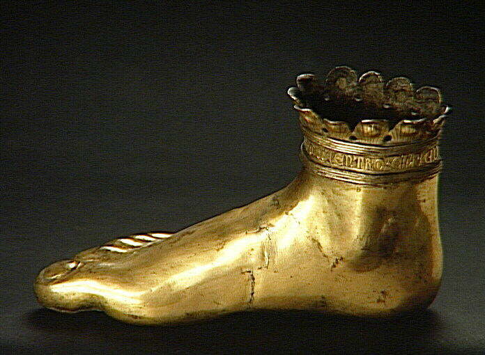 Pied-reliquaire de saint Adalhard