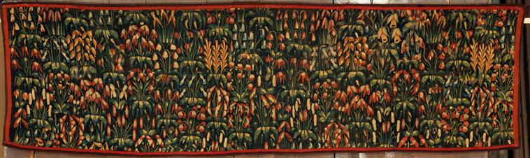 Millefleurs : fleurs schématisées