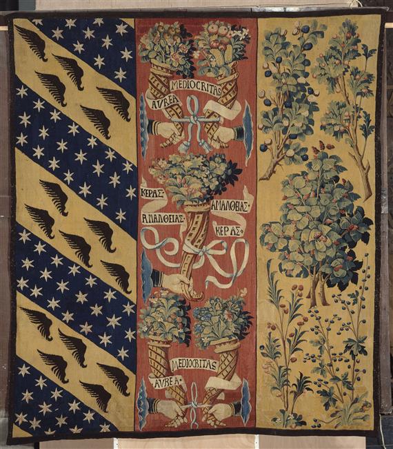 Tapisserie à l'emblématique des Robertet