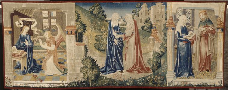 Tenture de choeur : scènes de la Vie de la Vierge