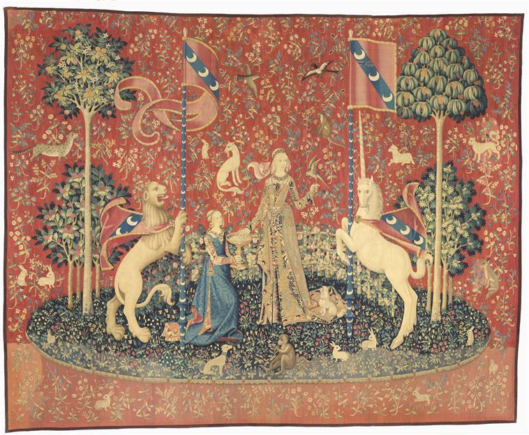 Tenture de la Dame à la Licorne : Le Goût