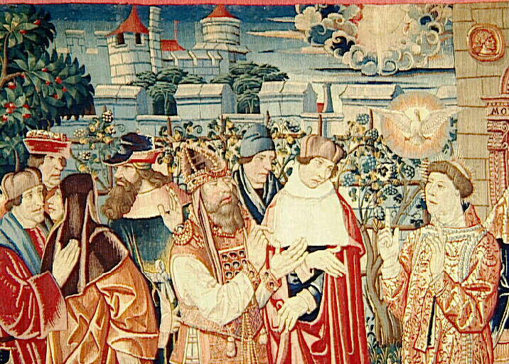 Légende de saint Etienne (scène 03) : Dispute avec les docteurs juifs