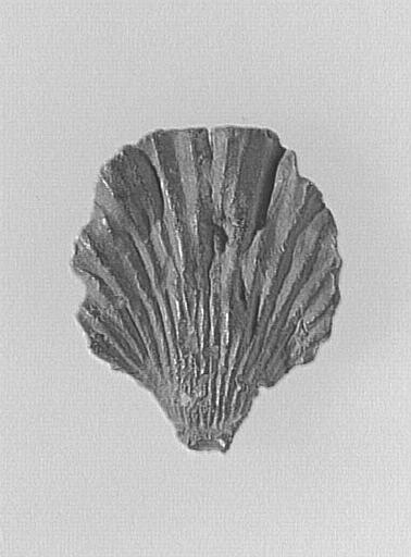 ENSEIGNE DE PELERINAGE : SAINT JACQUES LE MAJEUR (ATTRIBUT : COQUILLE SAINT-JACQUES)