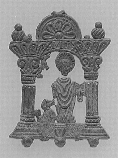 ENSEIGNE DE PELERINAGE : SAINT FIACRE (?)