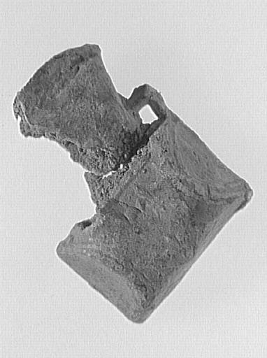 AMPOULE DE PÈLERINAGE AUX ARMES DE FRANCE