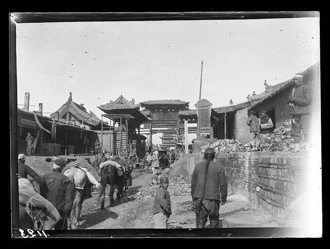 [Shanxi]. Rue de Ta-t'ong fou [Datongfu]