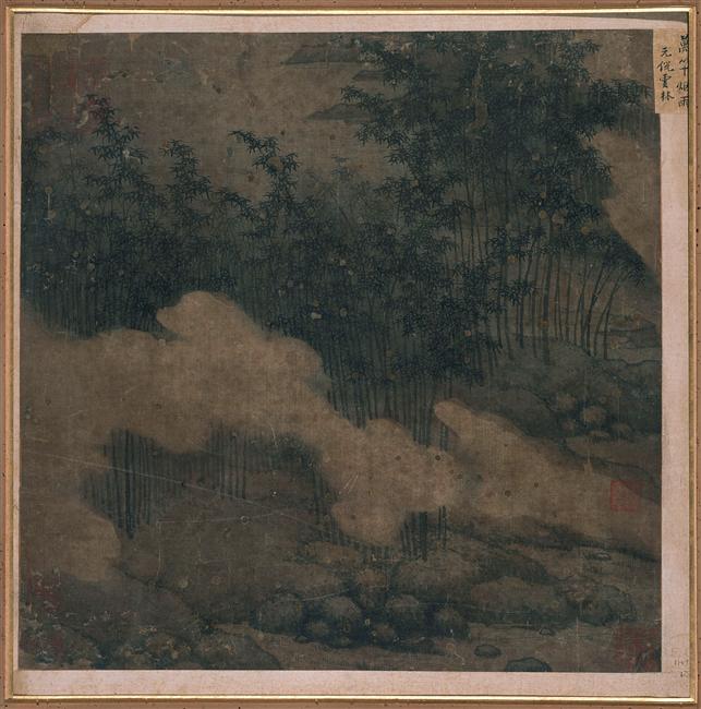 Bambous sous la pluie