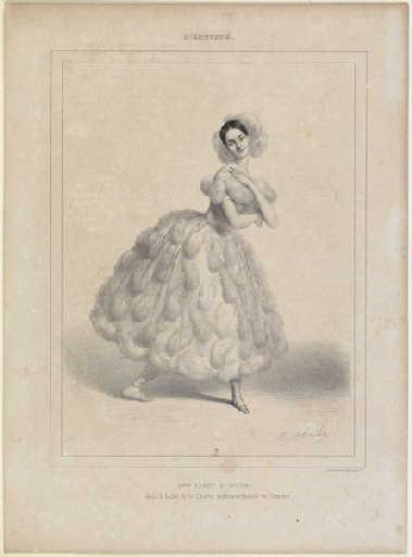 Mademois Fanny Essler dans le ballet de la chatte métamorphosée en femme