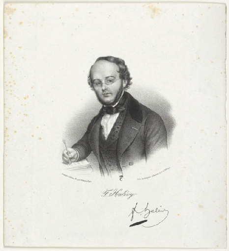 Fromental Halévy (Suite de trente huit planches de personnages illustres publiés chez Rosselin en 1842-1844)