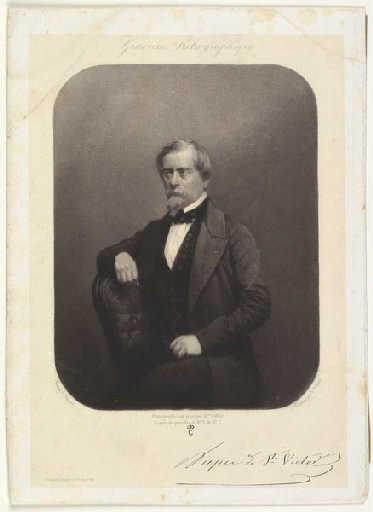 Claude Niepce de Saint-Victor (d'après une photo de Mme Riffaut)
