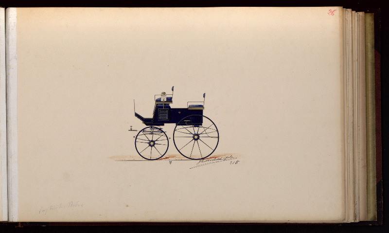 Modèle de dog cart à quatre roues