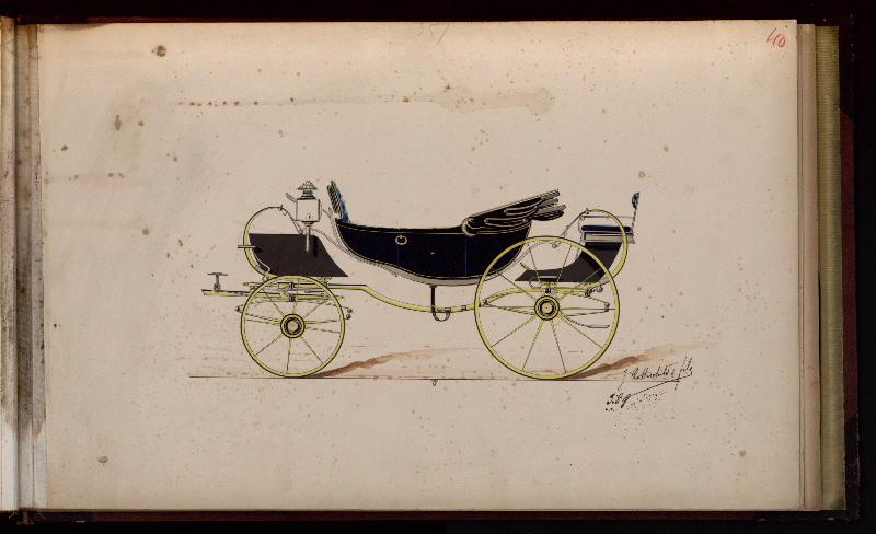 Modèle de calèche à Daumont