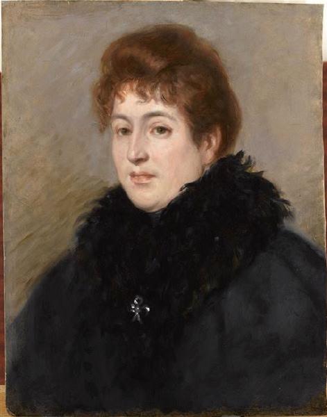 Portrait de femme à la chevelure rousse