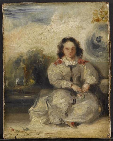 Portrait présumé de Léopoldine Hugo (1824-1843) ; Portrait d'Adèle Hugo (ancien titre)