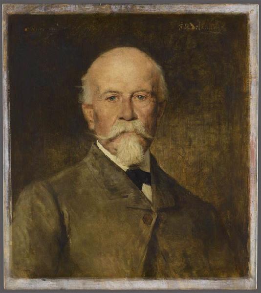 Portrait du peintre Auguste Toulmouche (1829-1890)