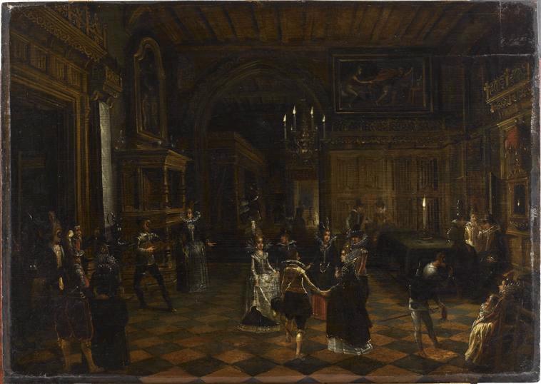 Danses et mascarades dans un palais ; Danses et mascarades au palais ducal de Nancy ((ancien titre))