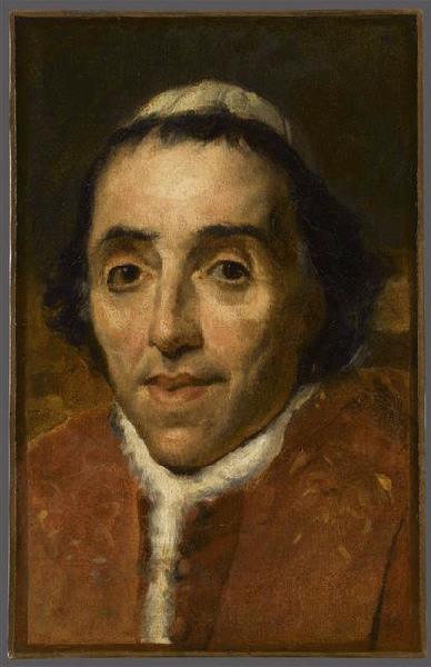 Portrait du pape Pie VII ; Etude pour le portrait du pape Pie VII (ancien titre)