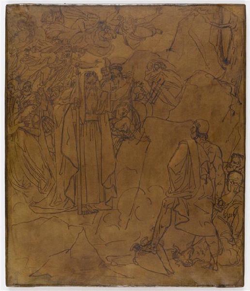 Apparition de Tirésias à Ulysse ; Le Songe d'Ossian (ancien titre)