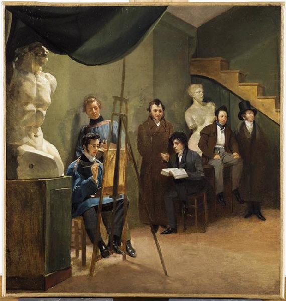 Le Peintre dans son atelier