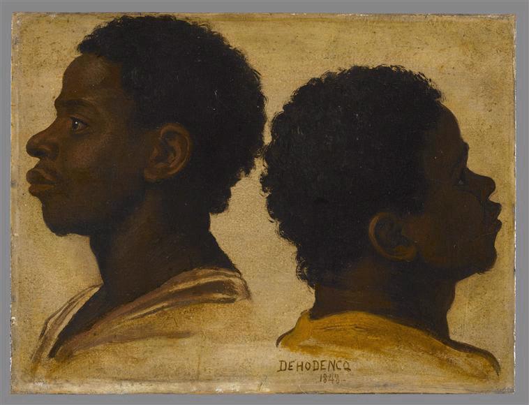 Deux Têtes de jeunes noirs ; Deux têtes de négrillon (ancien titre)