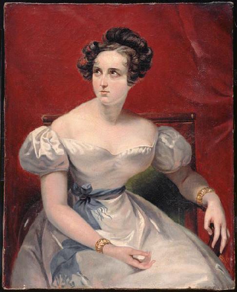 Portrait d'Harriet Smithson (1800-1854), femme d'Hector Berlioz ; Portrait de Mme Berlioz (ancien titre)