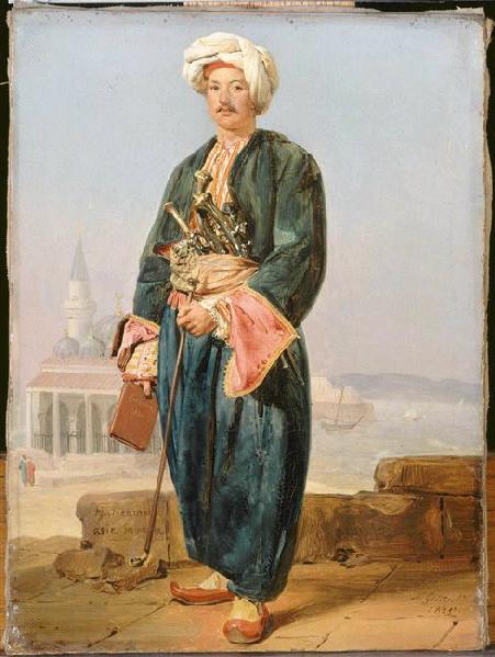Portrait du Dr Lachaise en costume turc (1797-vers 1870)
