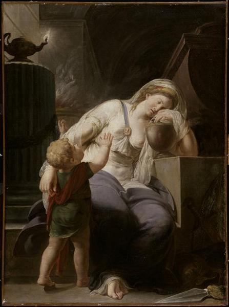 Andromaque et Astyanax au tombeau d'Hector
