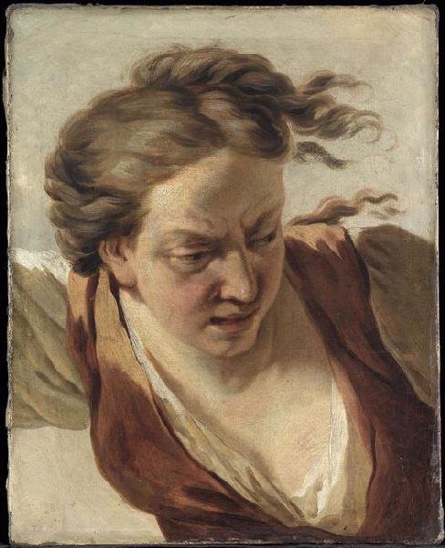 Etude de femme en fureur