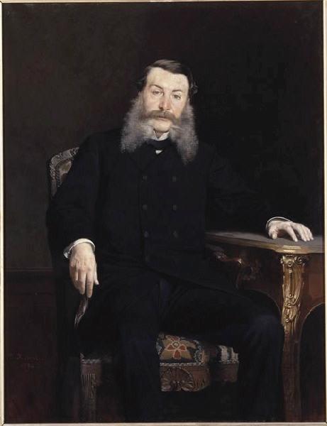 Portrait de M. Joseph Magnin, gouverneur de la Banque de France