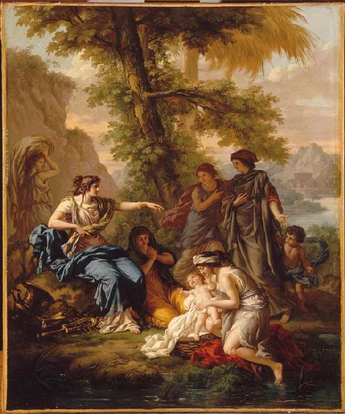 Moïse sauvé des eaux ; L'invention de Moïse (ancien titre)