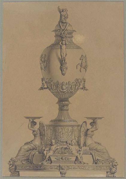Modèle de fontaine à thé ; Modèle de grand samovar, autre face (ancien titre)