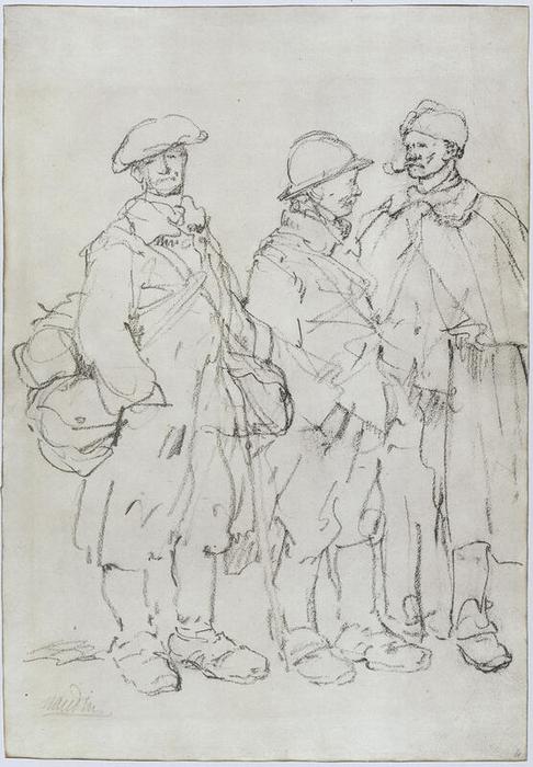 Trois combattants de la grande guerre
