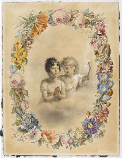 Portraits de Jules Belin de Launay et de sa soeur aînée