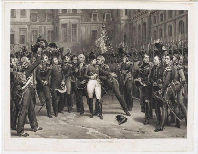 Les Adieux de Fontainebleau, 20 avril 1814