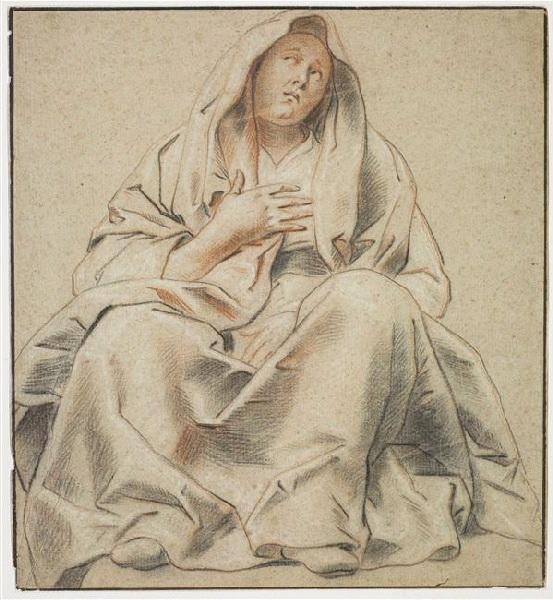 Etude pour une Vierge au pied de la croix